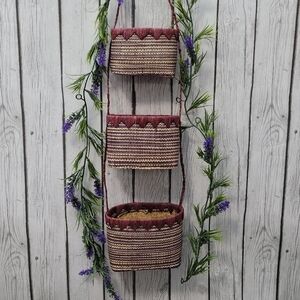 Vintage 3-Tiered Hanging Basket